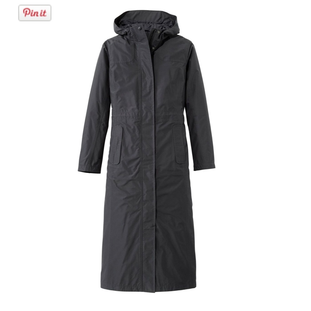 L.L.Bean Women’s Mesh Lined H2OOFF Long Raincoat